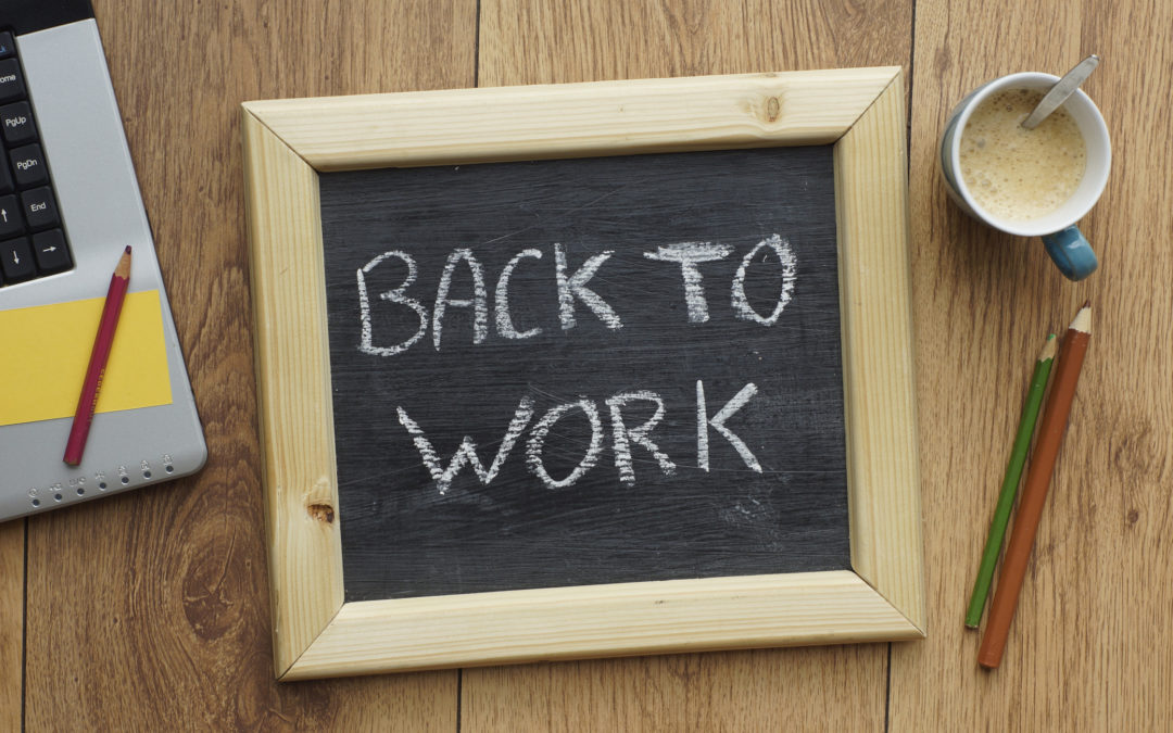 Back to Work in the "New Normal"